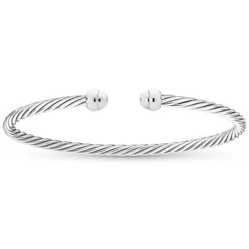 STERLING SILVER MINI TWIST POLISH BRACELET