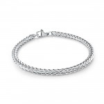 STAINLESS STEEL 4.5MM FRANCO BRACELET