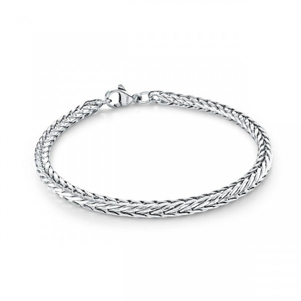 STAINLESS STEEL 4.5MM FRANCO BRACELET
