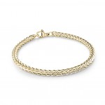 GOLD PLATED 4.5MM FRANCO BRACELET