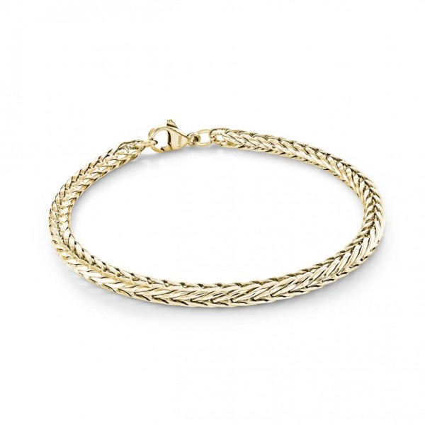 GOLD PLATED 4.5MM FRANCO BRACELET
