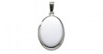 STERLING SILVER OVAL LOCKET