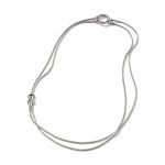 John Hardy Sterling Silver Manah Adjustable Chain 1.8mm