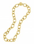 STERLING SILVER GOLD PLATED NECKLACE