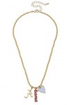 GOLD PLATED UNIVERSITY OF ALABAMA CHARM NECKLACE