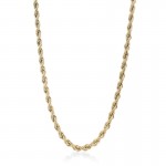 GOLD STAINLESS STEEL 3MM ROPE CHAIN