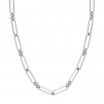STERLING SILVER 18in PAPERCLIP CHAIN