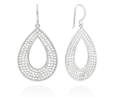Anna Beck Sterling Silver Open Drop Earrings