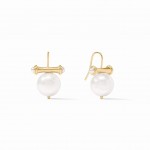 JULIE VOS BAMBOO PEARL EARRINGS