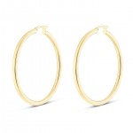GOLD VERMEIL 45MM LOOP EARRINGS