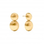 JULIE VOS SOLARE GOLD PLATED EARRINGS