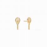 JULIE VOS TENNIS RACKET STUD EARRINGS