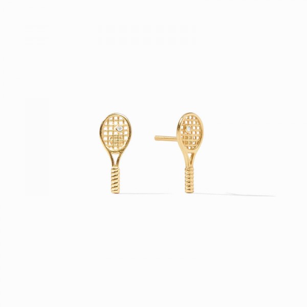 JULIE VOS TENNIS RACKET STUD EARRINGS