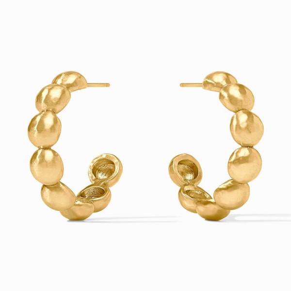 JULIE VOS SOLARA NOVA HOOP EARRINGS