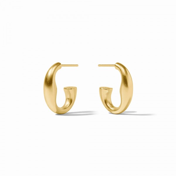 JULIE VOS LAGUNA HOOP EARRINGS