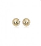 14K Yellow Gold 6Mm Ball Earrings