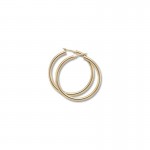 14K YELLOW GOLD HOOP EARRINGS