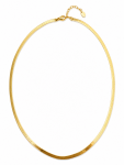 14K YELLOW GOLD 3MM SOLID HERRINGBONE CHAIN