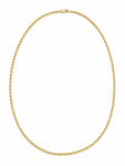 14K YELLOW GOLD 3-3.1MM SOLID GLITTER CHAIN