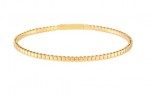 14K YELLOW GOLD 2.7MM OVAL FLEXIBLE BRACELET