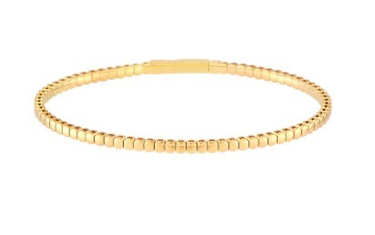 14K YELLOW GOLD 2.7MM OVAL FLEXIBLE BRACELET