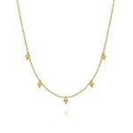 14K YELLOW GOLD BUJUKAN DROPLET NECKLACE
