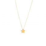 14K YELLOW GOLD STAR PENDANT