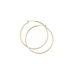 14K YELLOW GOLD TUBE EARRINGS
