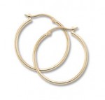 14K YELLOW GOLD TUBE EARRINGS