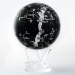 SPINNING CONSTELLATIONS GLOBE 4.5 INCHES WITH ACRYLIC BASE