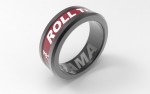 TUNGSTEN ROLL TIDE BLACK ION PLATED SIZE 10 BAND
