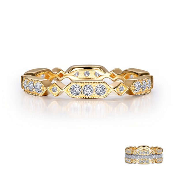 Alternating Eternity Band