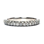 Martin Flyer Flyer Fit Platinum Diamond Pave Wedding Ring