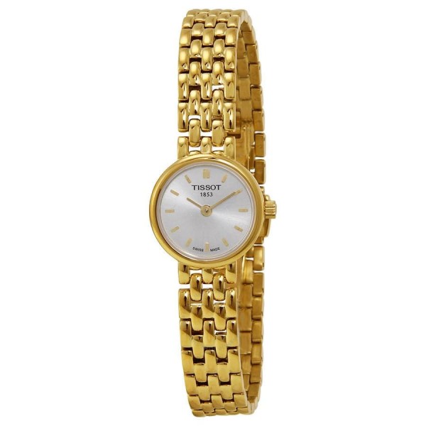 Tissot Lovely Ladies Yellow Stainless Watch with Mother of Pearl Dial