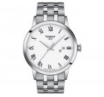 Tissot Classic Dream Stainless 43mm White Roman Dial Watch