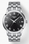 TISSOT GENTS 42MM STAINLESS STEEL CLASSIC DREAM WATCH WITH BLACK ROMAN DIAL