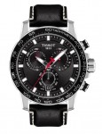 TISSOT SUPERSPORT CHRONOGRAPH WITH BLACK DIAL AND BLACK STRAP