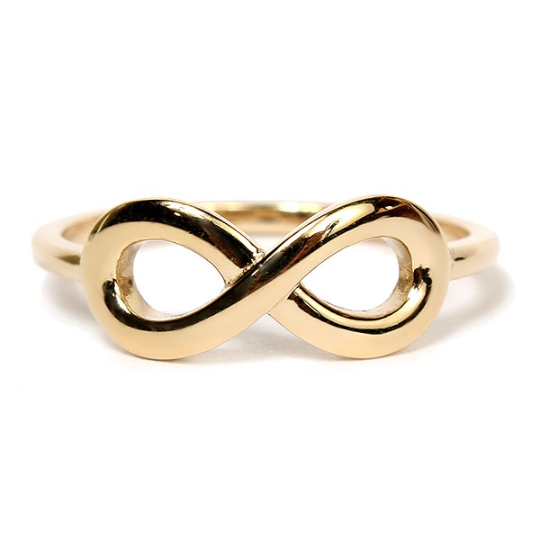 14K Yellow Gold Infinity Ring