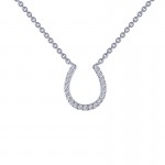 0.21 Ct Tw Horseshoe Necklace