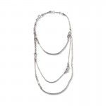 John Hardy Sterling Silver Classic Chain Remix Hero Transformable Necklace, 34