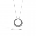 Classic Chain Graduated Pendant Necklace in Silver