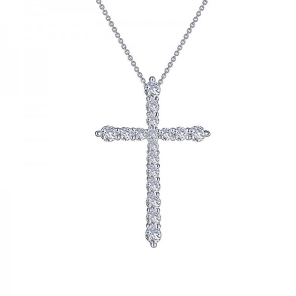 1.06 ct tw Cross Pendant Necklace