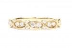 14K YELLOW GOLD DIAMOND STACKABLE BAND