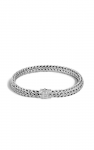 Classic Sterling Silver .16Ctw Diamond Pave Small Bracelet