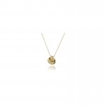 14K Yellow Gold Love Knot Necklace