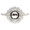 14K White Gold Diamond Semi-Mount Engagement Ring