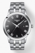 TISSOT GENTS 42MM STAINLESS STEEL CLASSIC DREAM WATCH WITH BLACK ROMAN DIAL