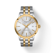 TISSOT GENTS 42MM CLASSIC DREAM AUTOMATIC TWO TONED WATCH
