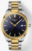 Tissot 40mm Two-Toned PR100 with Blue Dial