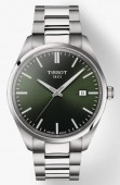 Tissot 40mm PR100 Stainless Steel with Green Dial